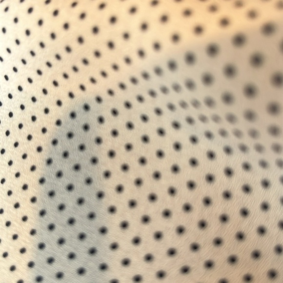 Adrianna Papell Layered Sweater in Black with Chifffon blush Blouse w/ dots Sz M - Picture 4 of 7